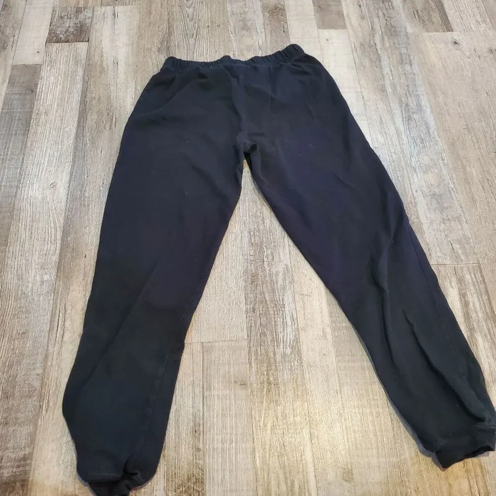 Total girl size m 10/12 girls black jogger style pants